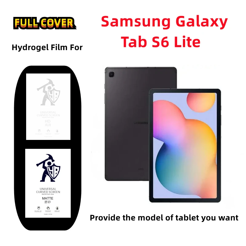 

2pcs Privacy Matte Hydrogel Film For Samsung Galaxy Tab S6/S6 Lite 2024 HD/Matte Screen Protector For Galaxy Tab S6 Lite 2020
