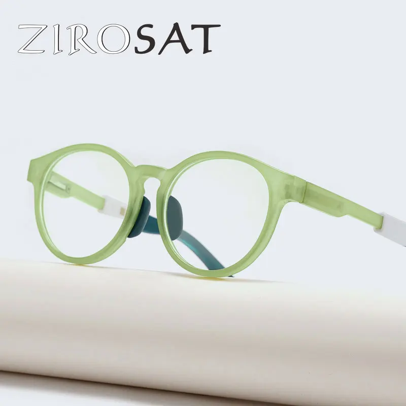 

ZIROSAT J204 Child Glasses Frame for Boys and Girls Kids Eyeglasses Flexible Quality Eyewear Protection Vision Correction
