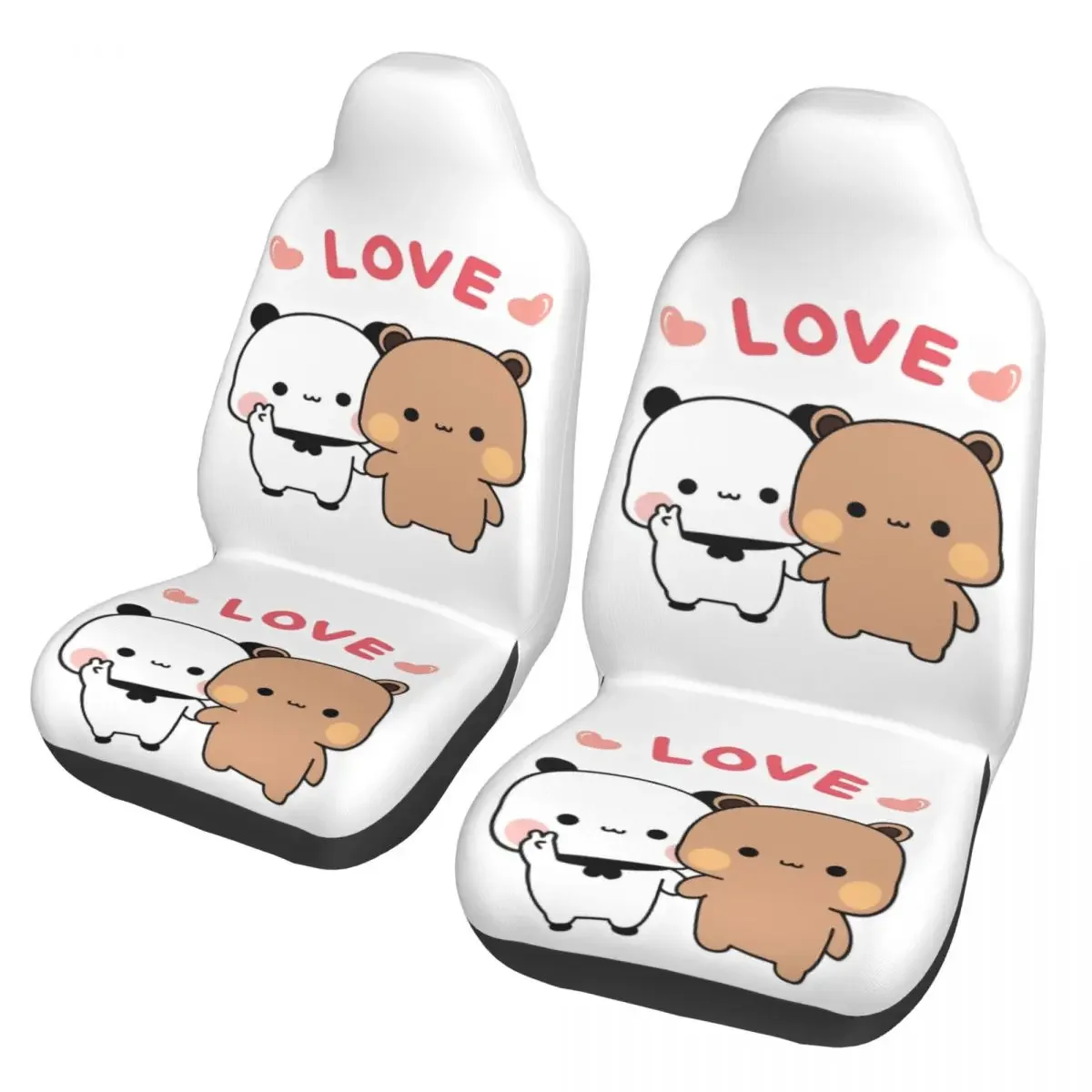 

Универсальный чехол для автомобильного сиденья Bubu Dudu Love Story для большинства автомобилей, путешествия, подушка для автомобильного сиденья с изображением панды, ткань для охоты