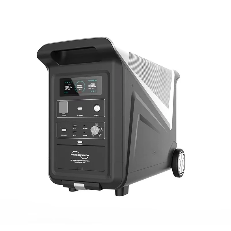 Off-Grid All-in-One Mobile Energy Storage Power Station, Portable Power Unit For Household And Outdoor Scenarios