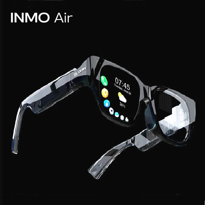 Inmo Air Draadloze Bril Alles In Één 3d Intelligente Bioscoop Stoom Vr Spel Projectie Sunglass Bluetooth-Compatibel Full Color