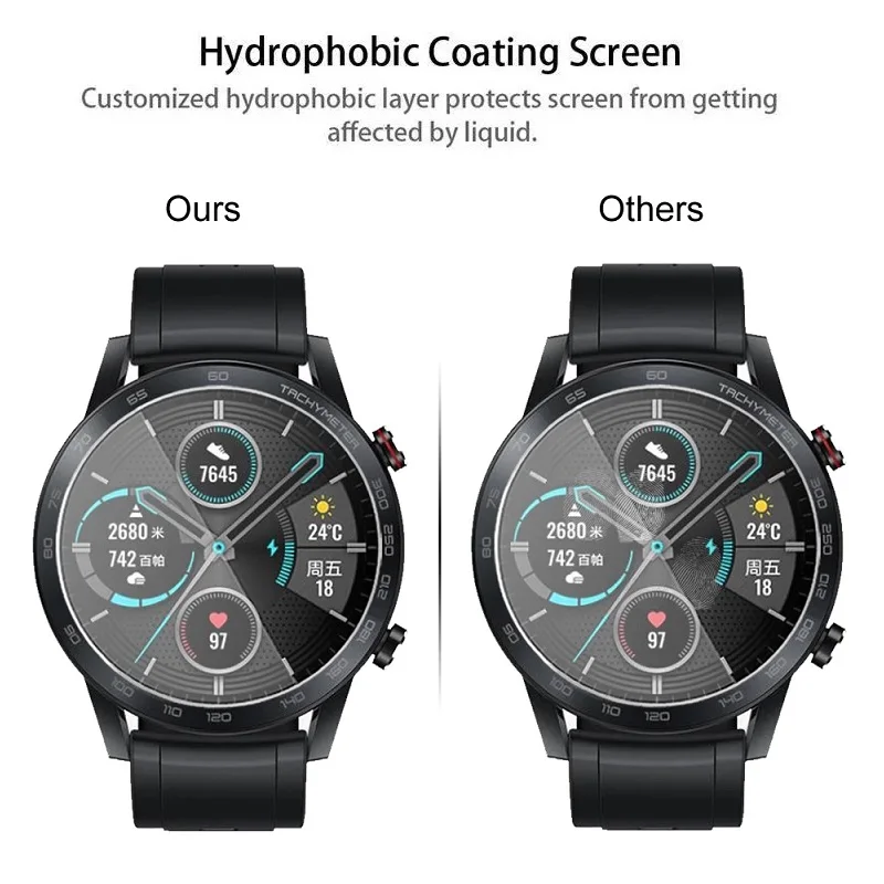 Tempered Glass for Honor Magic Watch 2 46mm Honor Watch GS Pro Glass Screen Protector Film Protection Foil