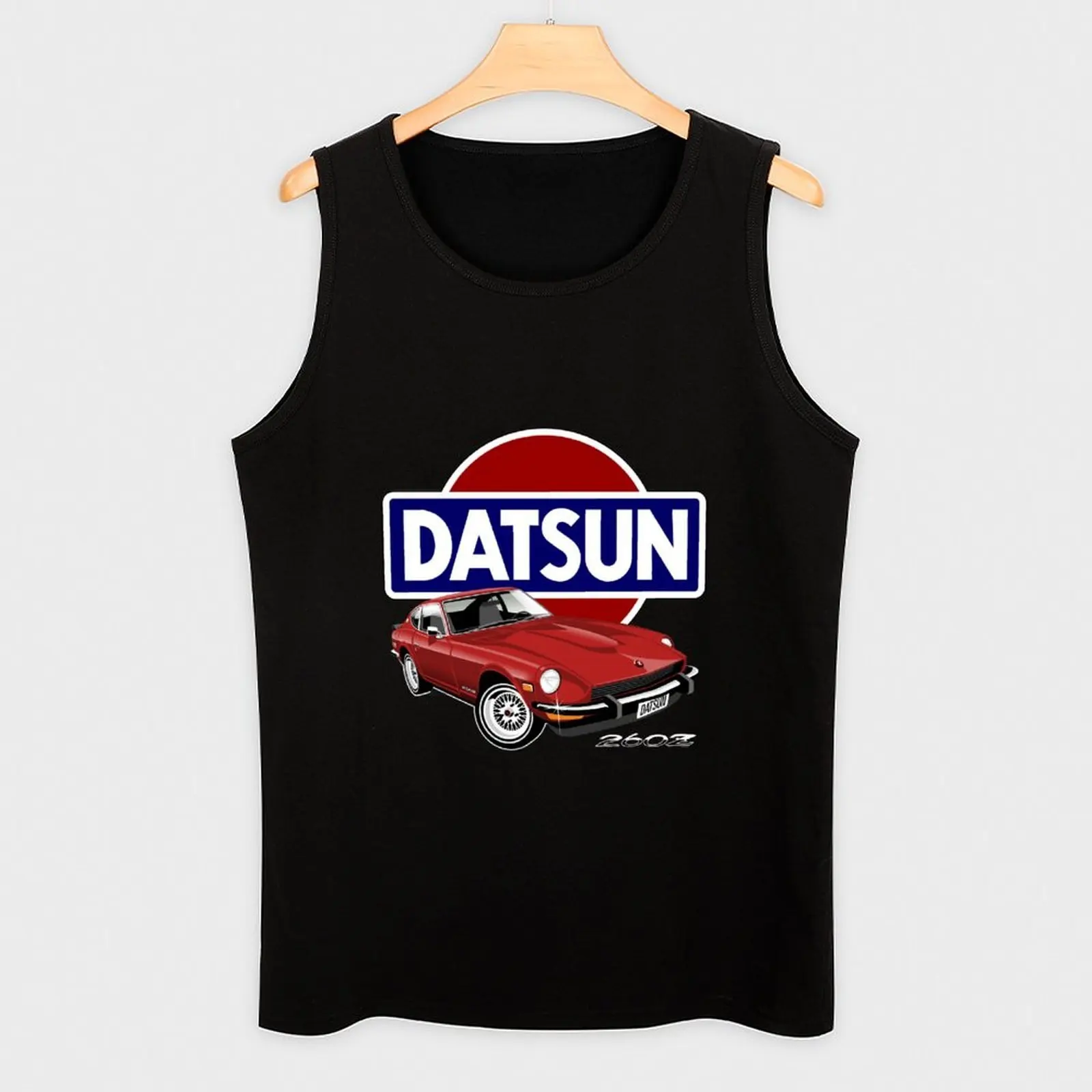 Datsun 260Z red Tank Top Everyday Casual Tank Top Lightweight Loose Shirt - view 3