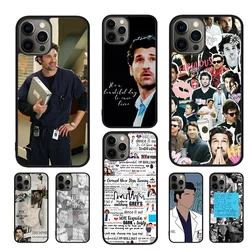 Derek Shepard Grey Anatomy Mobile Phone Cases Cover For iPhone 17 Air 16 15 14 12 13 11 Pro MAX apple Plus SE2020 Coque