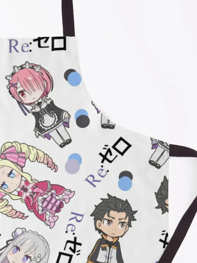 Re:Zero Anime Chibi Design Apron chef kitchen clothes nursing apron