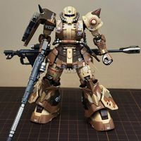 Weimei Hg 1/144 Assembly Model Kit Ms-06gd Zaku High Mobility Surface Type Wald Action Figures Robot Plastic Model Kids Toy Gift