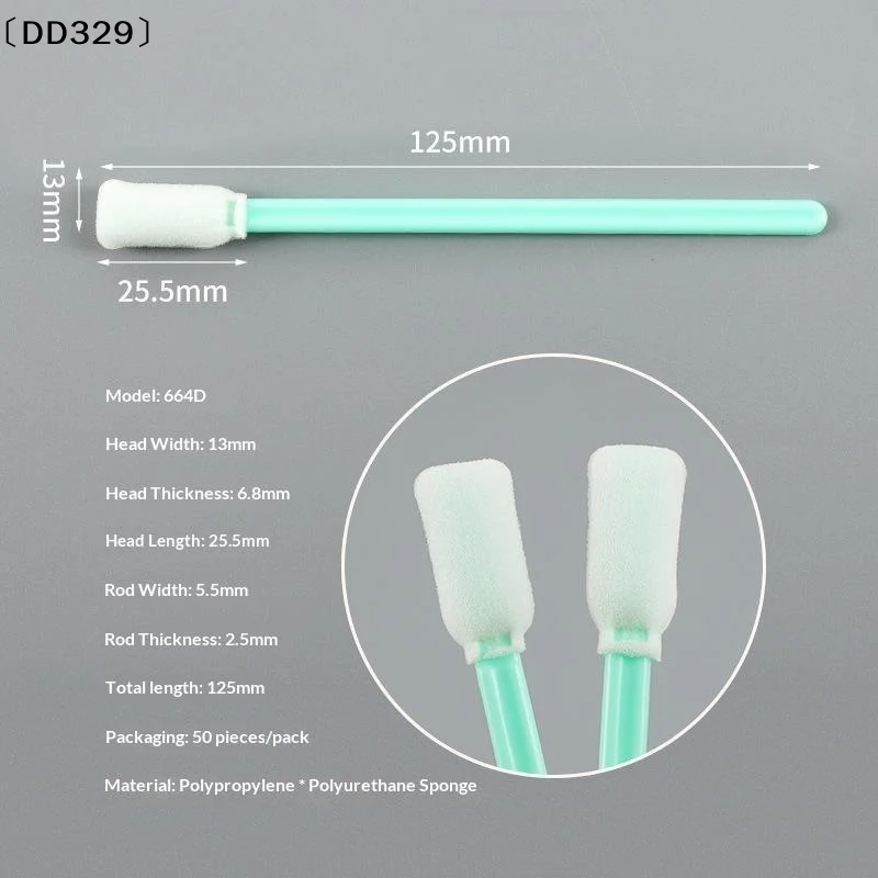 Dust Free Foam Cleaning Swabs 50 Pack Lint Free High Absorbent Sponge Head For Precision Electronics Oil Stain Cleaning〔DD329〕