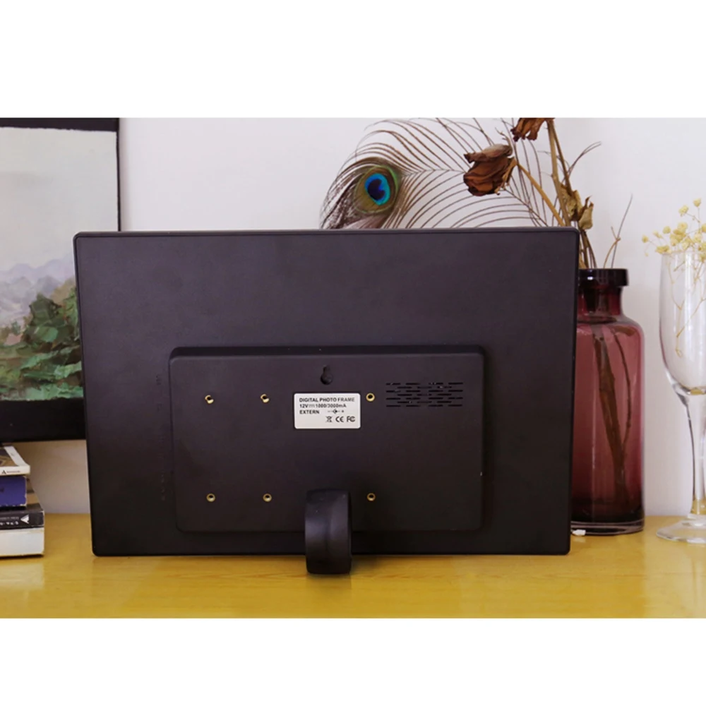 جديد 17 بوصة TFT-LCD HD إطار الصورة الرقمية القرار 1440x900 250Cdm2 عرض الشرائح على مدار الساعة عن بعد مشغل أفلام سطح المكتب (قابس الولايات المتحدة)