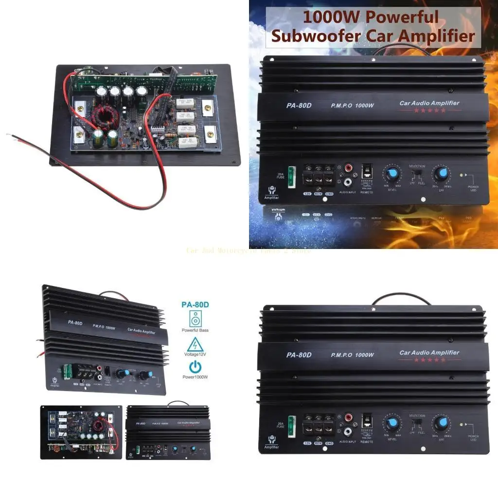 Amplificador potencia 1000W 1000W 1000W AMPLIFICADOR SUBWOOFERS STRAF SUBWOOFERS AMP Mejora entretenimiento del
