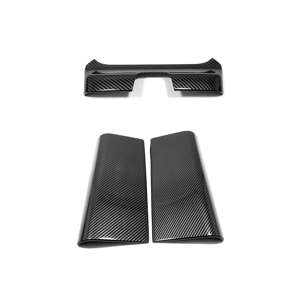 ABS wood carbon For Trumpchi Gac Gs8 2022 2023 Car armrest storage box button decor frame Switch Panel Cover trim accessories