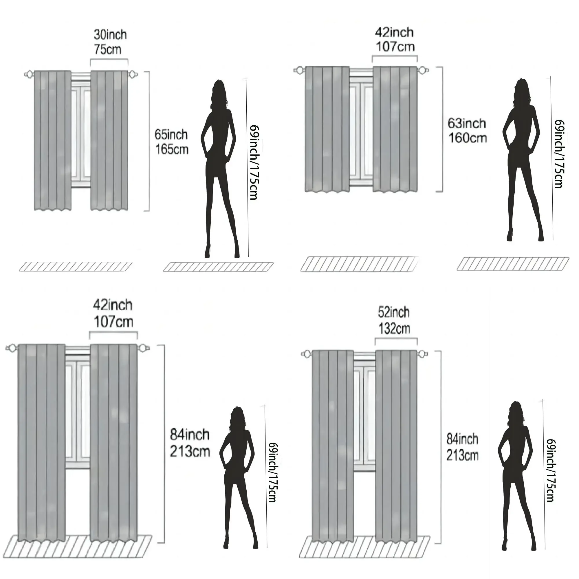 قطعتان - ستارة مطبوعة على الغابة - مادة بوليستر - مناسبة لغرفة النوم وغرفة المعيشة والدراسة والمساحة الخاصة #4