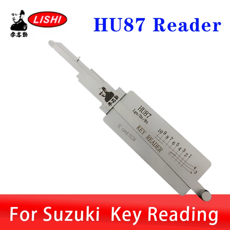 HU87 Reader LISHI  2in1 For  Suzuki  Key Reading Decoder Lock Pick tool Car Door Open tool  Locksmiths tool