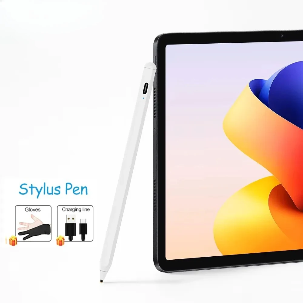 Stylus Pen For Xiaomi Redmi Pad 2 Pro 12.1 SE 11 8.7 10.6 Tablet Pen Rechargeable for MiPad 8 7 6 5 Pro Screen Touch Pen Pencil