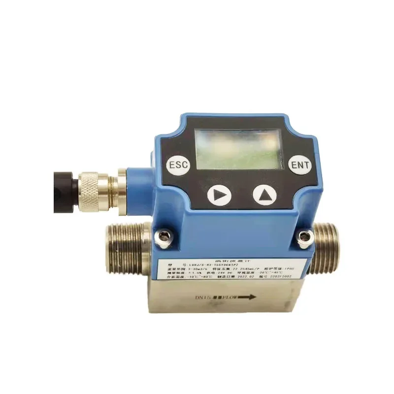 Débitmètre Vortex DN8 ~ DN15MM, vente directe d'usine, débitmètre de précession de gaz de meilleure qualité, filetage mâle 1/2 "NPT