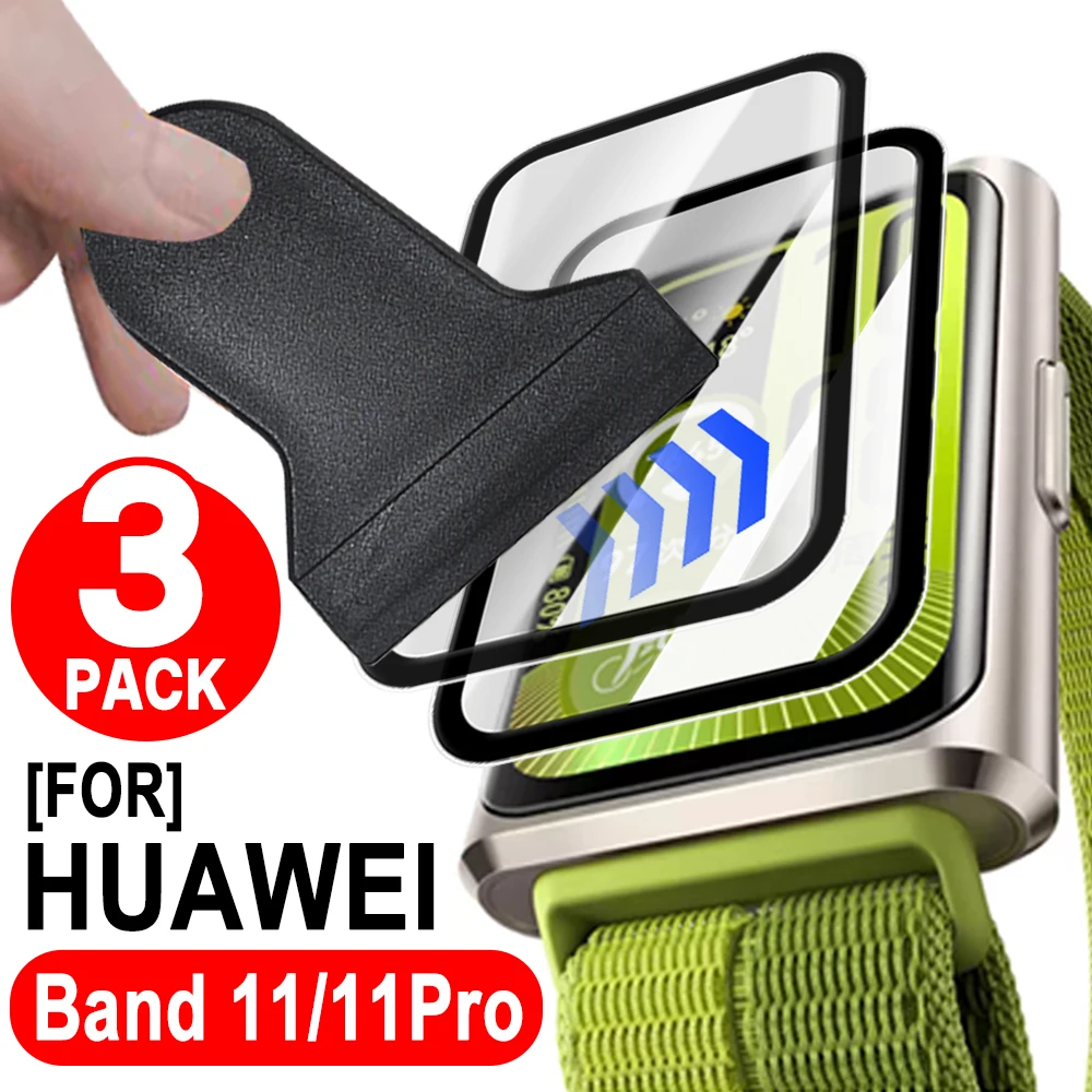 

Easy Installation PMMA Film for Huawei Band 11 Composite Films 1-3Set Screen Protectors with Install Kit for Huawei Band 11Pro