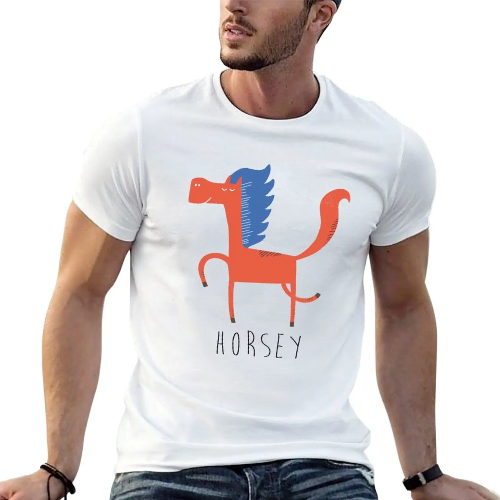 Horsey T-Shirt t shirts designer cotton t shirt pack t shirts for man cotton T-shirt