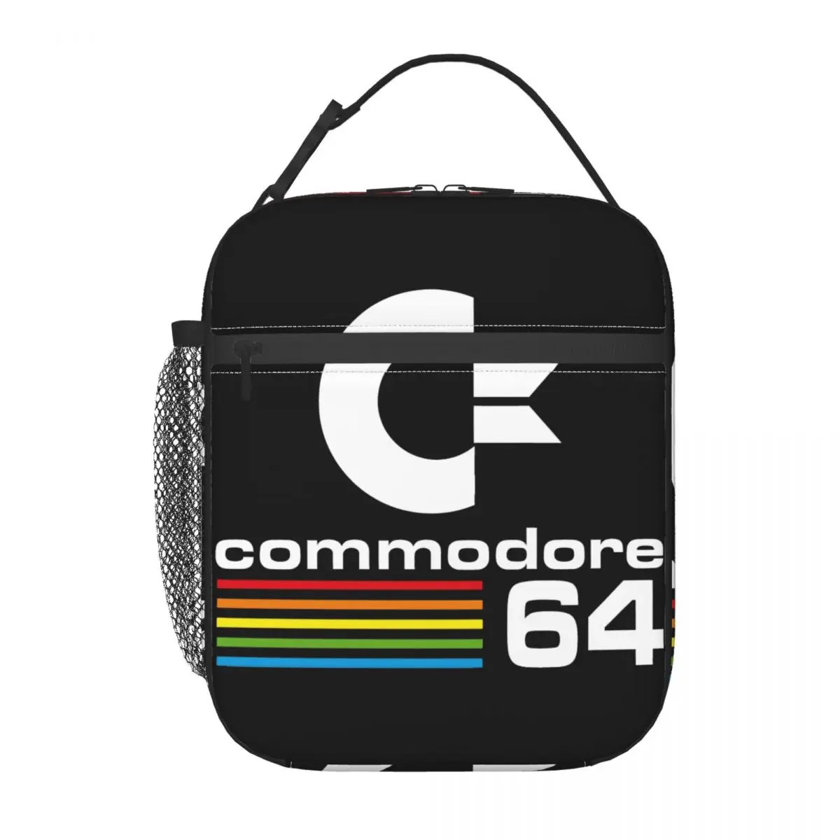 

Commodore 64 LOGO Insulated Lunch Bag Tote Food Handbag