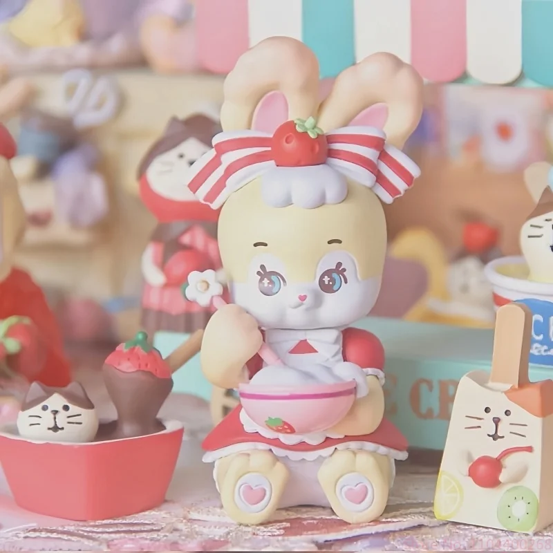 뜨거운 판매 52toys Fuwa Fuwa-Glamour Cutie 시리즈 미스터리 박스 액션 피규어 무작위 Collectible 장난감 데스크탑 장식 축제 선물