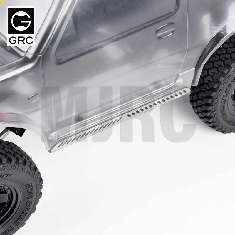 Piezas de coche a control remoto Grc Mst Cfx Jimny Jimny falda lateral Universal de acero inoxidable protección inferior armadura accesorios de actualización
