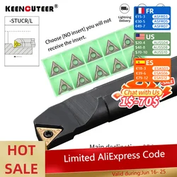 S20R-STUCR16 S25S-STUCR16 Internal Turning Tool Holder TCMT16 Inserts S20R-STUCL16 Lathe Bar CNC Cutting Tools Set