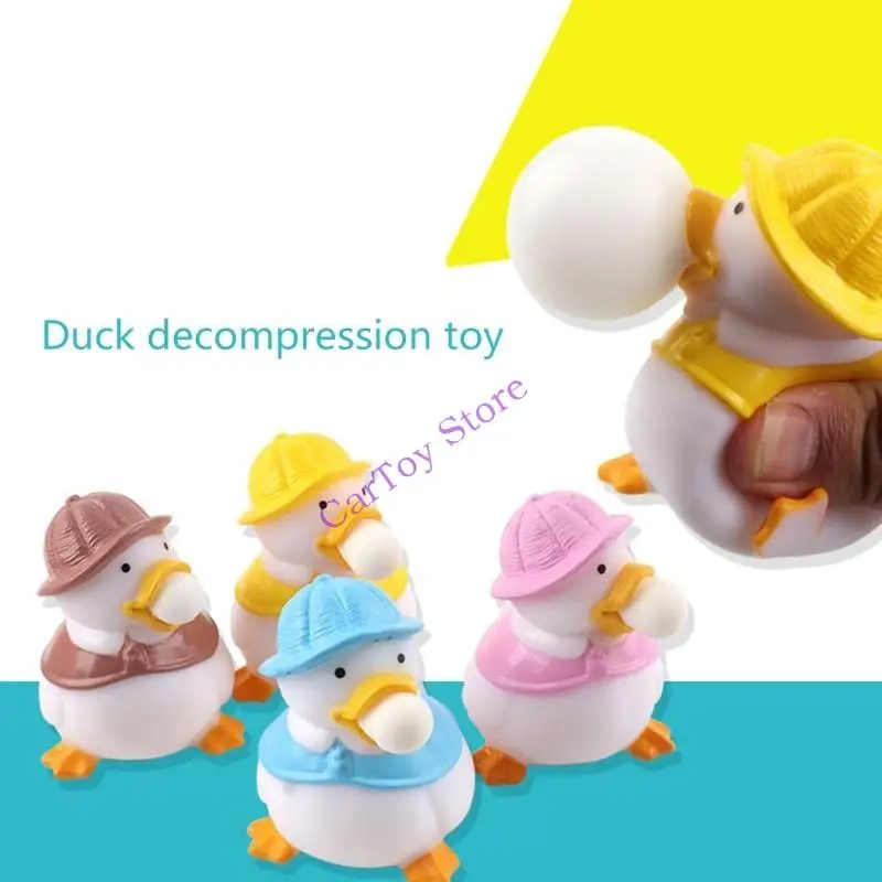 634f Prann Toy Novelty Gift Squeeze Duck Sensory Toy Sensory Anti-Anxty Ball Gift