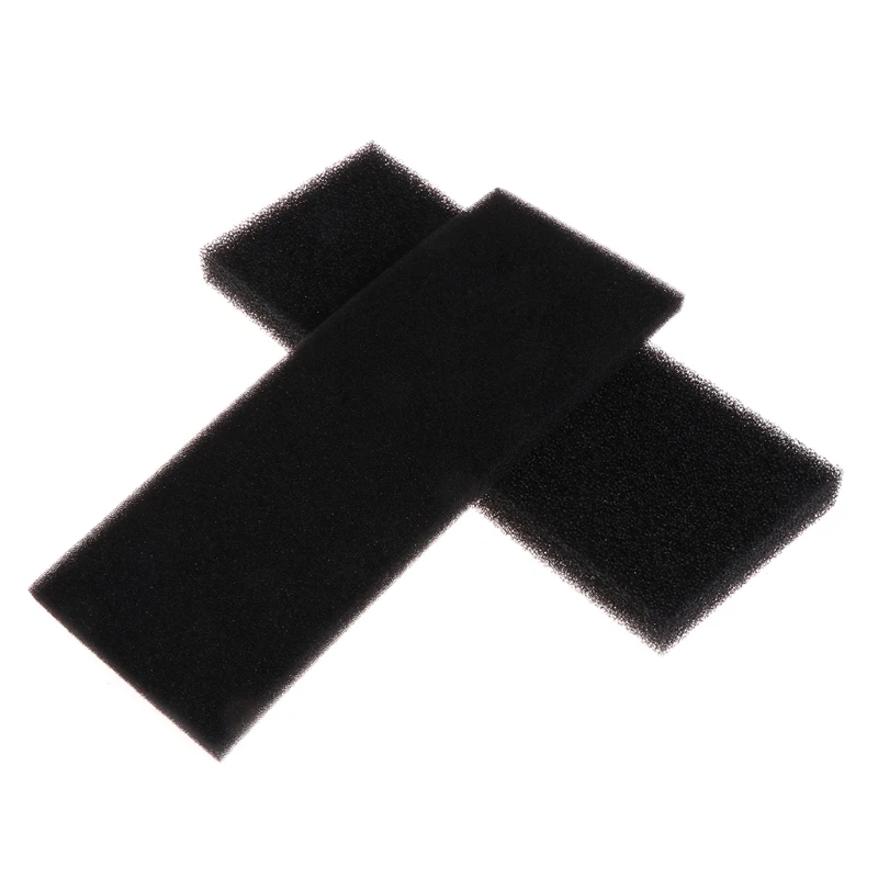 F92B Mídia substituição aquário 2 pacote cortado para ajustar a esponja bioquímica azul e branco peixe espuma para