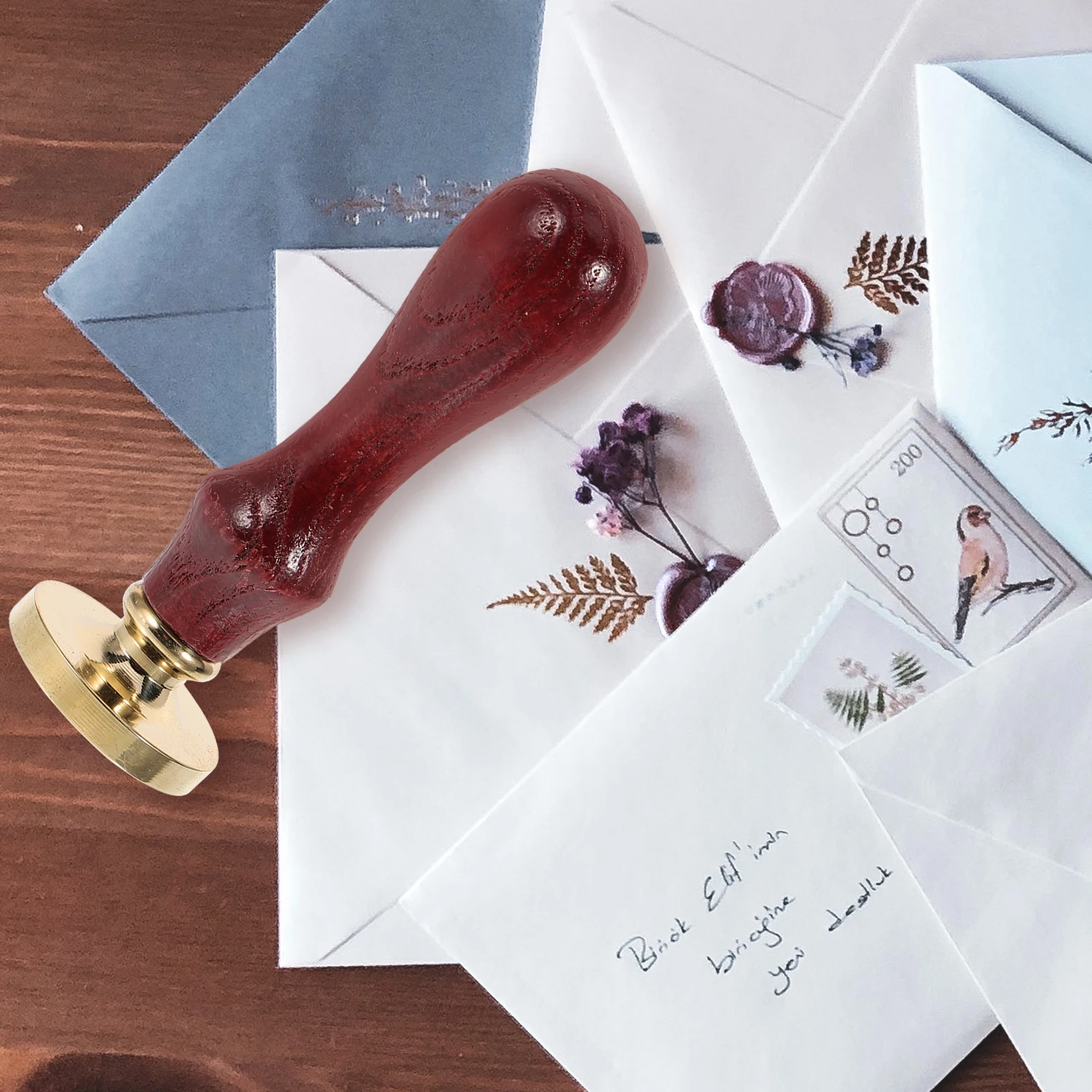

Wax Seal Stamp Creative Pattern Vintage Sealing Sticks Material Head Accessory Alphabet Stamps Envelope Decoration