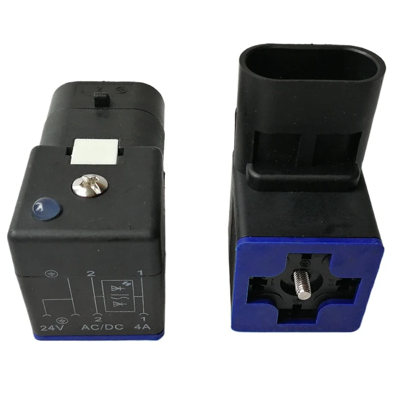 Solenoid Valve Plug HONGMING DIANZI 24VAC-DC-4A 48 DOYDZ TENDA DDFCC