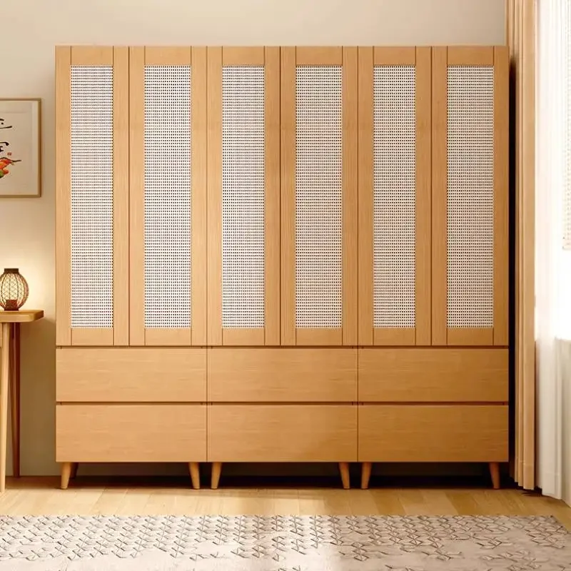 

Style Railings Wardrobes Closet Wooden Small Box White Storage Wardrobes Adult Cute Drawers Guarda Roupas Furniture For Home