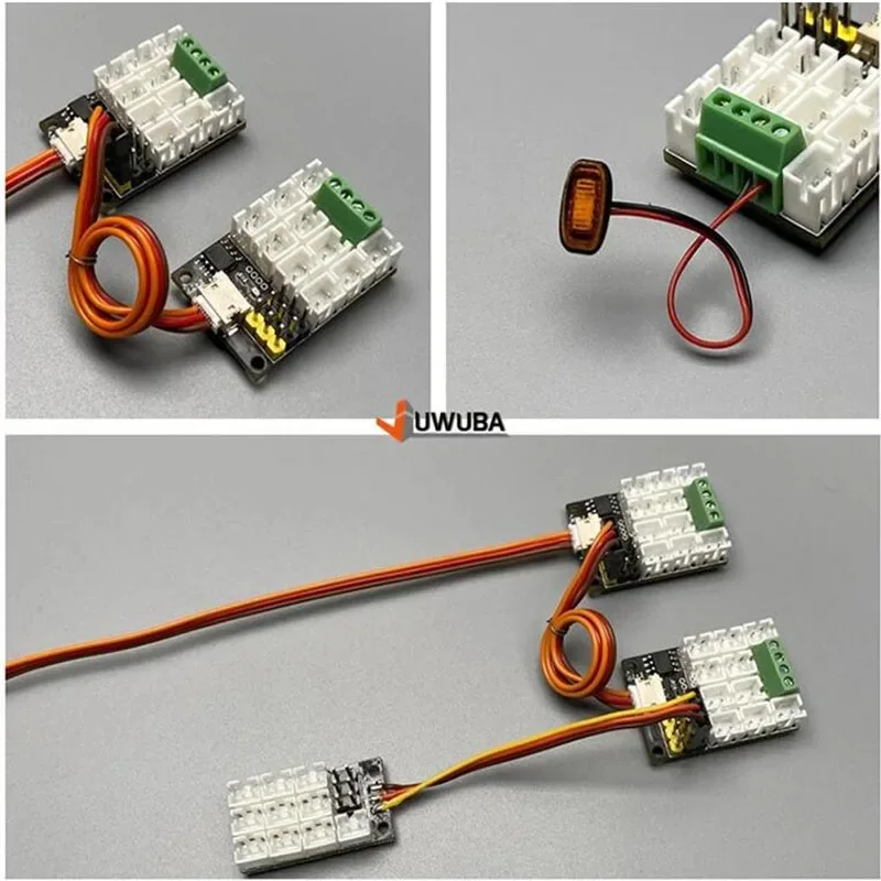 RC 1/14 LED-Steuermodul Lichtsystem-Erweiterungsplatine für Tamiya Hydraulikbagger Lader Muldenkipper DIY-Teile – Detail 5