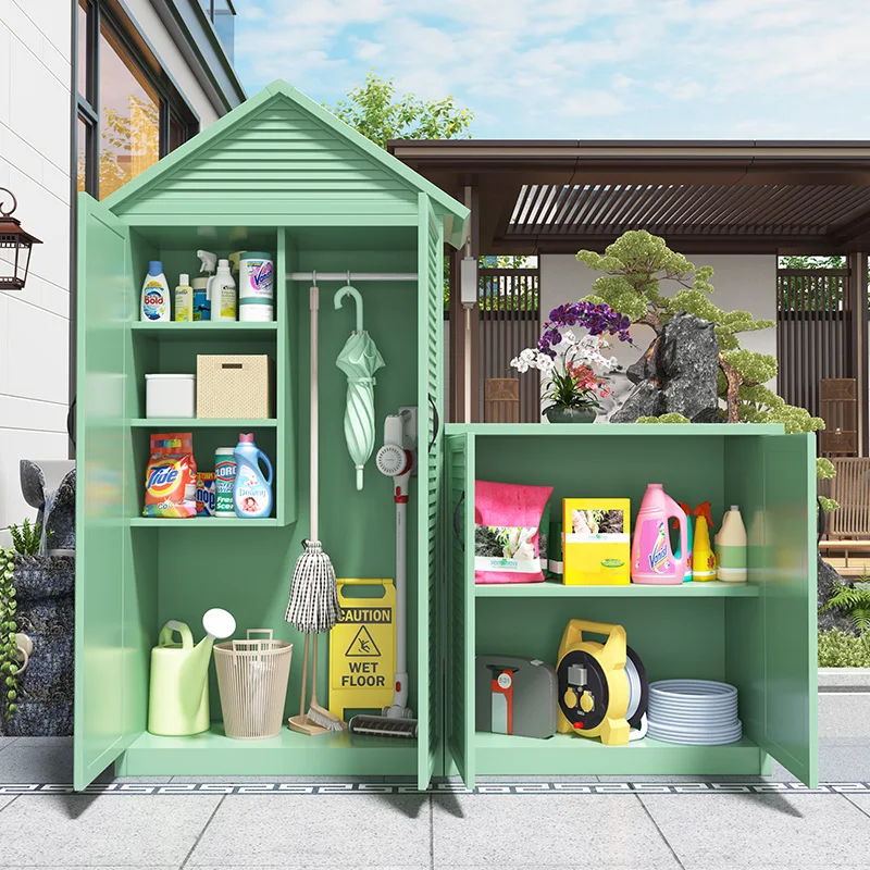 Outdoor aluminum tool cabinet villa