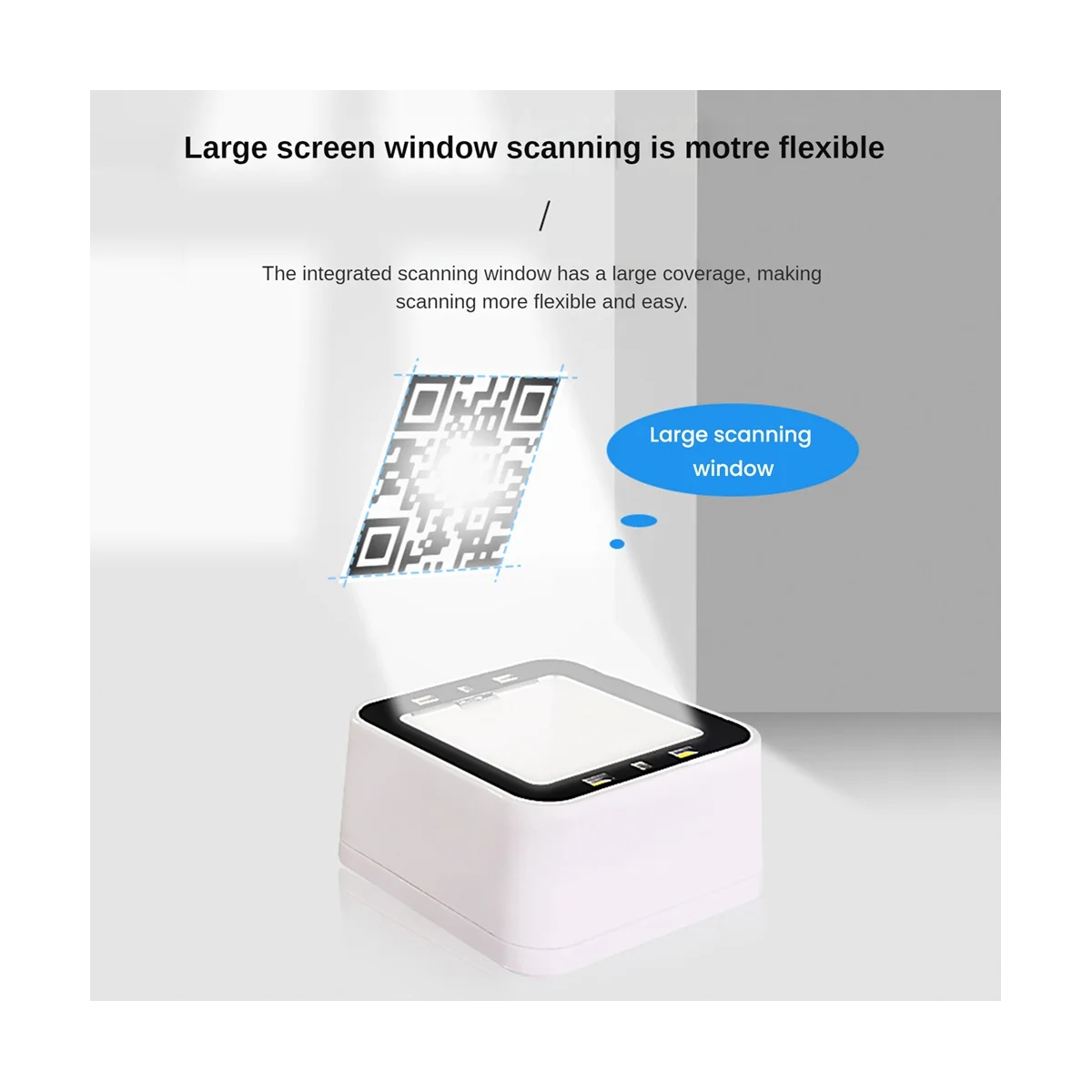 Fixed Embedded Barcode ScannerMIN Platform Bar Code Reader USB Serial RS232 Network WiFi 485 Omni-Directional -7500