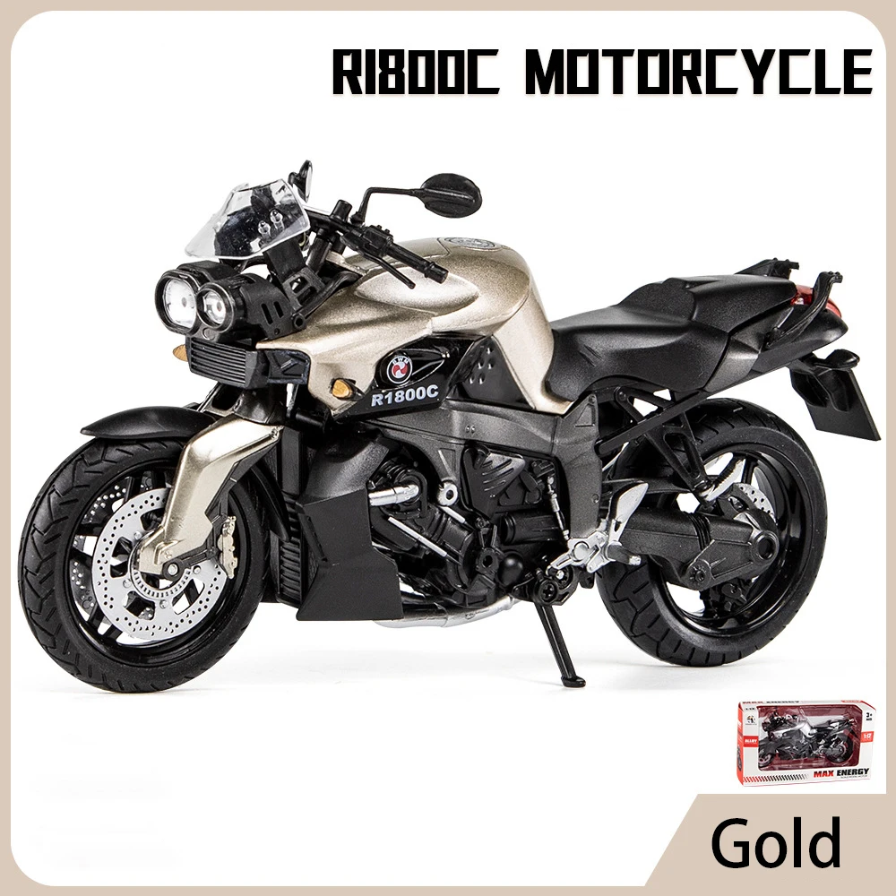 1/12 R1800C Alloy Die Cast Motorcycle Model Toy Vehicle Collection Autobike Shork-Absorber Off Road Autocycle Toys Car