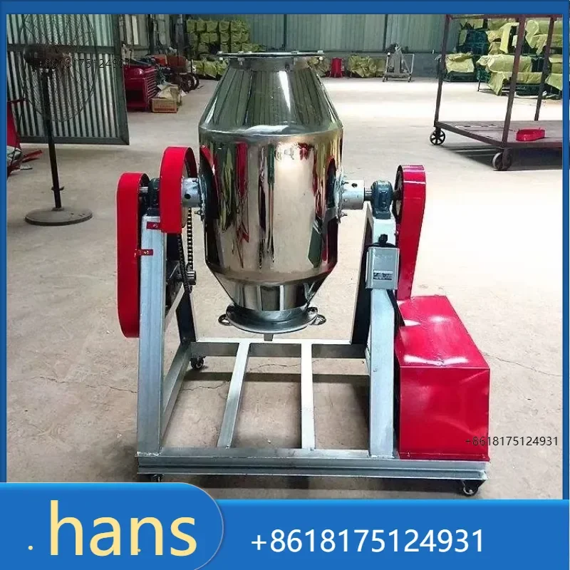 2026 Factory Direct Sales Stainless Steel Powder Mixer Machine 50kg 300kg Drum Blender For Food Grain Detergent Lab Dry