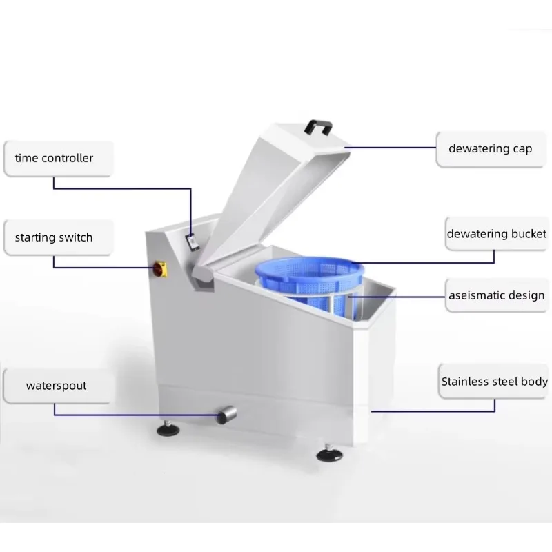 Commercial Dehydrator Dewatering Machine Fruit Vegetable Dewatering Machine Dehydrator Food for Home Use Dryer Food Dehydrator