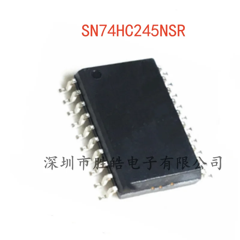 (10PCS)  NEW  SN74HC245NSR   HC245NSR   Three-State Output Eight-Way Bus Transceiver Logic Chip  SOIC-20   Integrated Circuit