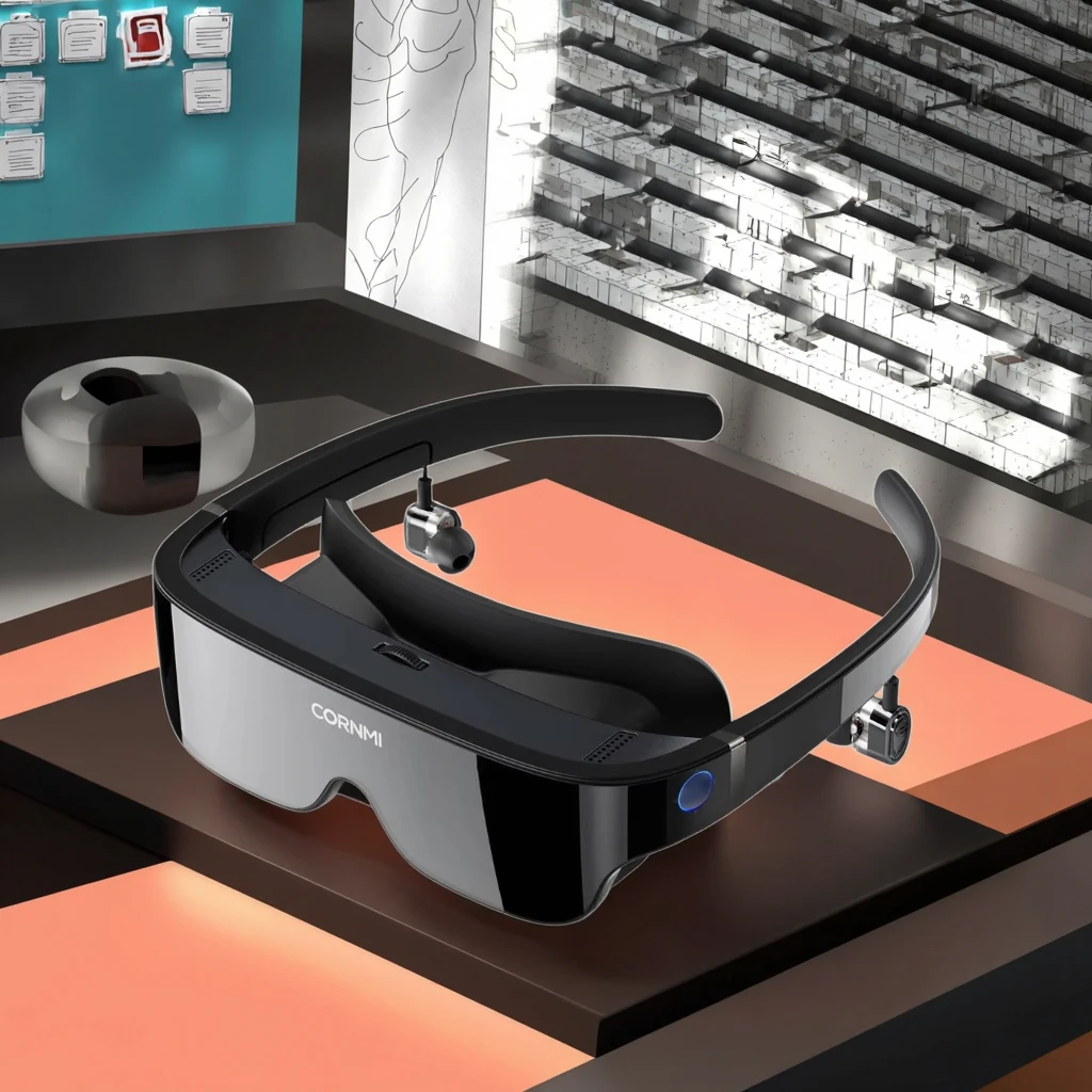 Immersion 3D VR Smart Glasses Head Mounted Display Gaming Private Cinema Virtual Reality Experience with Giant Screen MR Technol