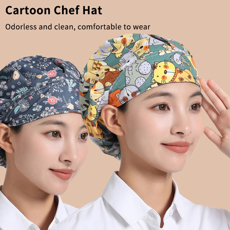 Регулируемая рабочая шапка шеф-повара для общественного питания, дышащая, устойчивая к маслу и сажи, пылезащитная рабочая шапка для официанта, кухонный инструмент для приготовления пищи