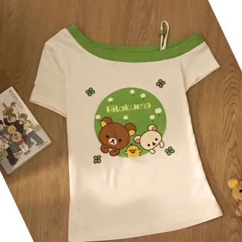 Женская футболка Rilakkuma полиэстер