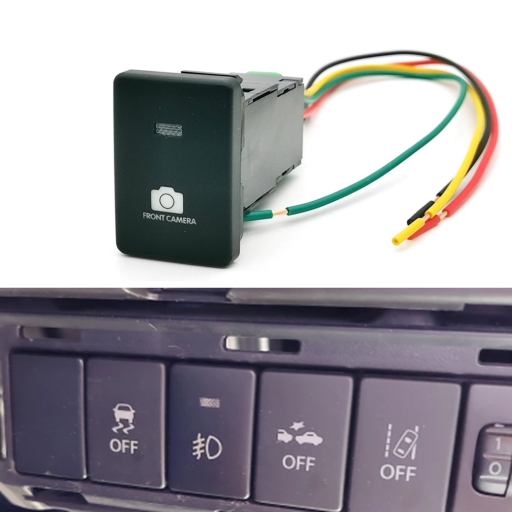 

1 шт. подходит для Toyota Camry Prius Corolla Prado, кнопка переключения передней камеры автомобиля с соединительным проводом