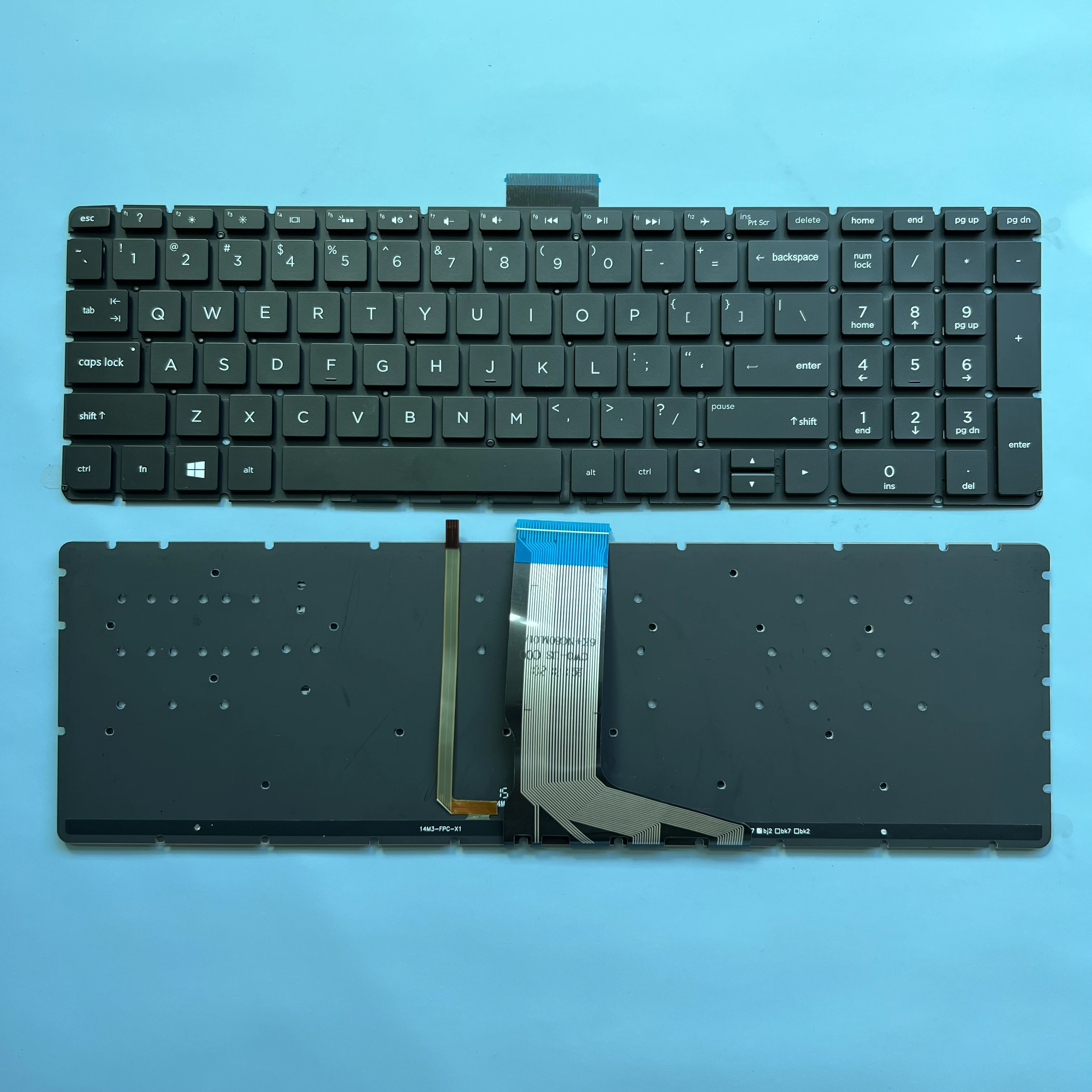 XIN Para HP pavilion 15-AB 15-AQ 15-AU 15-AW 15-BK 15-BC M7-N 17-G 15-au000 15-ak000 15-UM 15-an000 Laptop EUA Teclado backlight