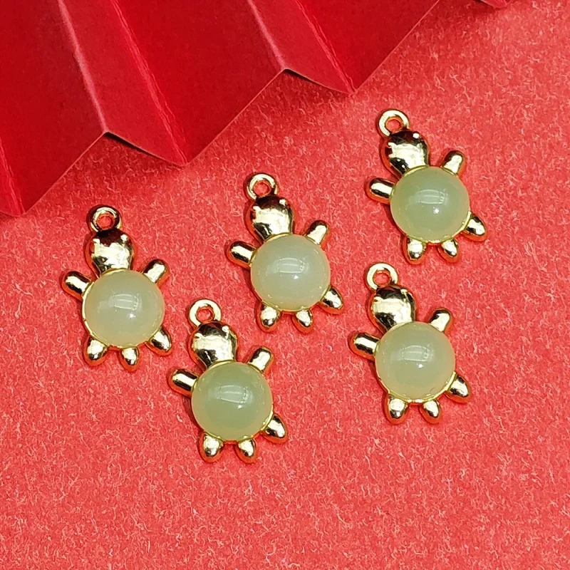 20pc set Manufacturer Wholesale Alloy Turtle Pendant for HandcraftingDIYBracelet Bead Car Hanging Ornament Materials
