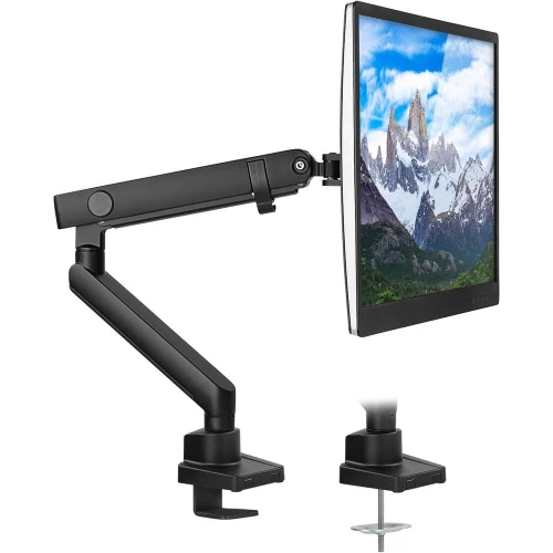 

Кронштейн для одного монитора | Премиальная подставка для монитора | Механический пружинный рычаг Aulating | Подходит для телевизоров 24, 27, 30, 32 дюйма, совместимость с VESA 75/100.