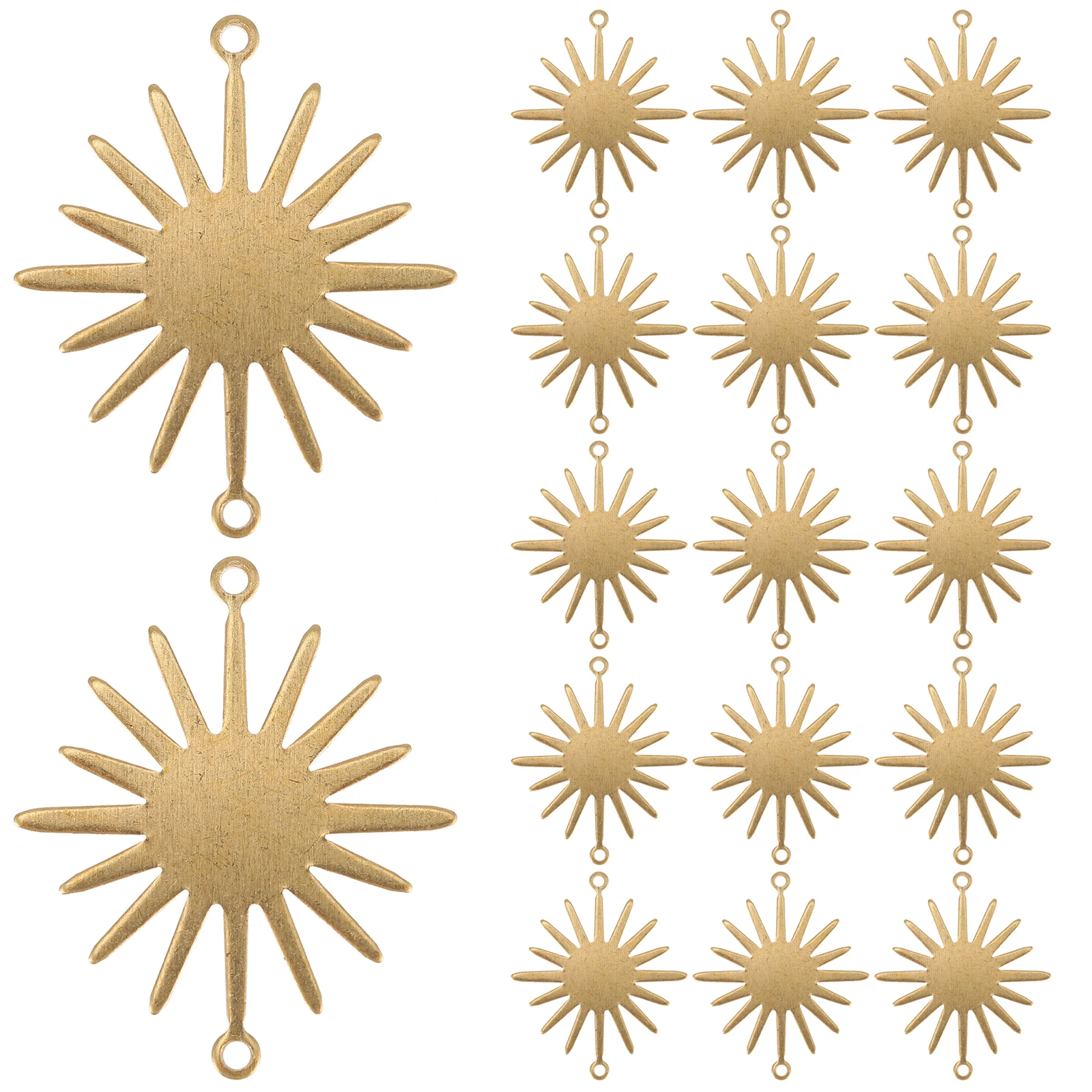 

50Pcs Sunflower Pendant Charms Creative DIY Jewelry Making Accessories for Necklace Bracelet Craft Pendant Charm Gift