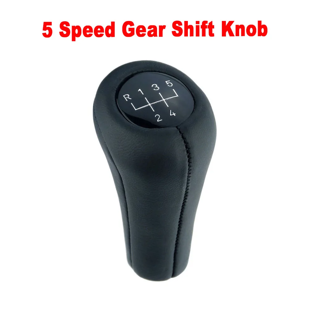 

5 Speed Gear Shift Knob Automobile Lever Head Shifter Leather For BMW 3 Series E36 E90 E91 E92 E93 E39 E60 E61 E63 E64 E83 E53