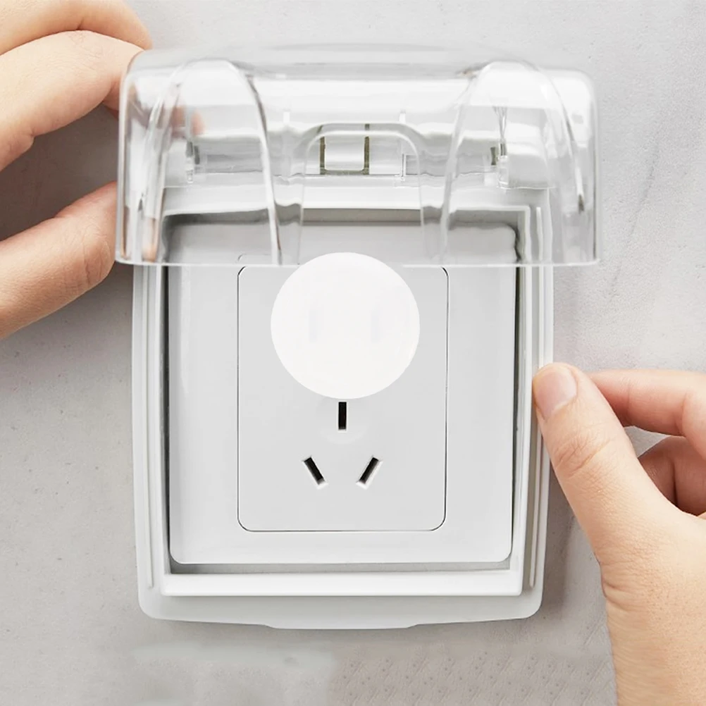 

20pcs Transparent Durable Socket Covers Safety Power Outlet Plug Protector For Home Baby Room Shockproof Cover