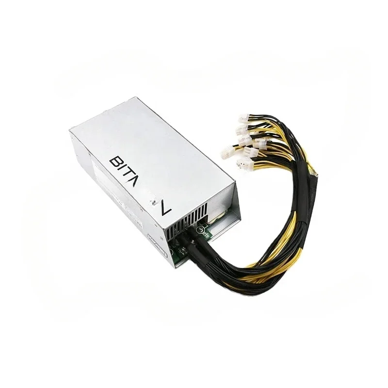 FOR Power Supply Apw7 Equivalent 110V-230V - 1800W 6-Pin Connect Miner Mining SHA-256 Algorithm, Mining Hardware