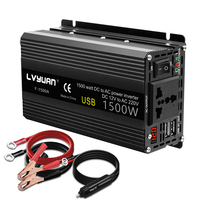 LVYUAN inverter DC12V AC220V 2600W peak power DC/AC Car Inversor Universal Socket With LED Display Light /Portable power supply