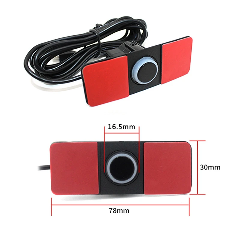 Reversing Adar LCD Liquid Crystal Buzzer Voice Car Accessories Supplies Universal