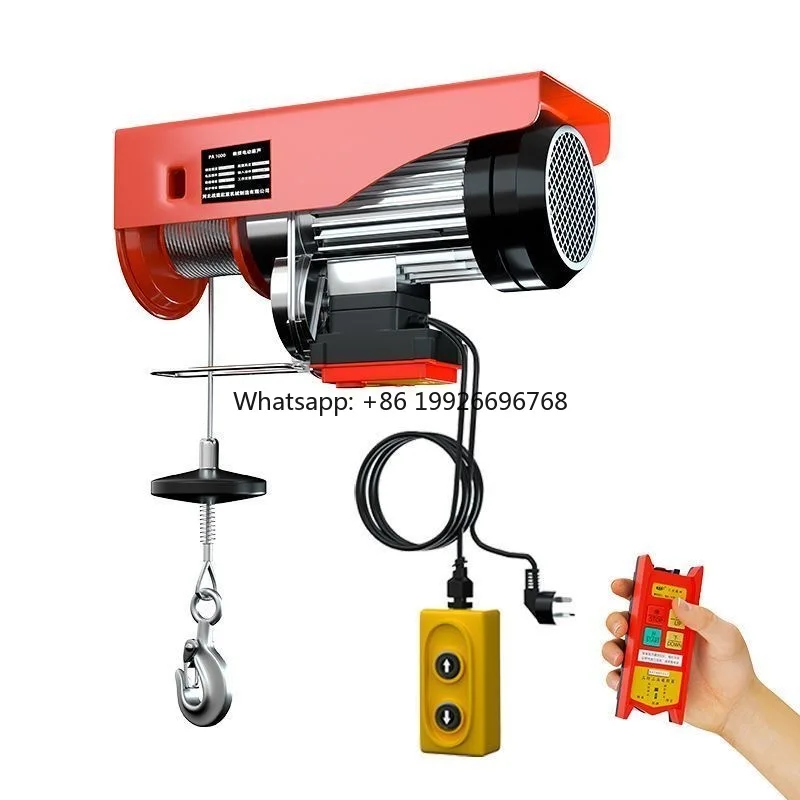 

20m 25m Mini Electric Hoist PA Type with Wire Rope Sling 220V New Condition Metal Material